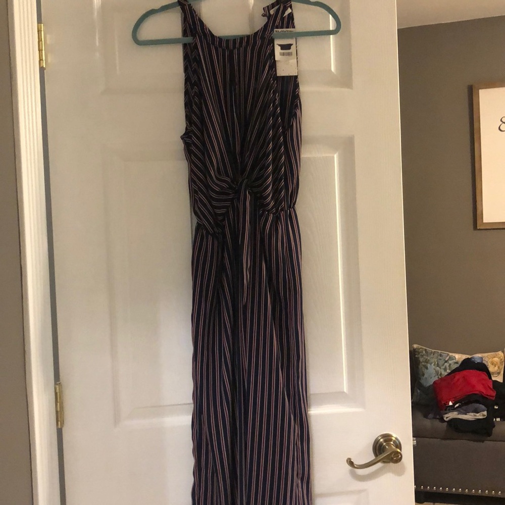 Striped jumpsuit